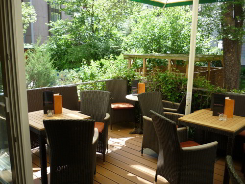 Blick in das Mio Restaurant